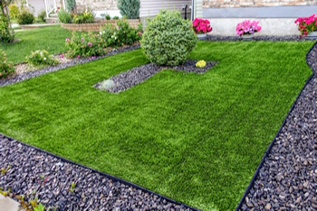 Lake Tapps fake grass installation in WA near 98390