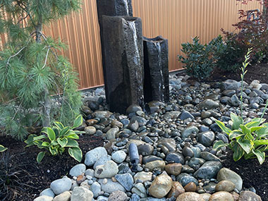 Elegant Black Diamond outdoor fountains available in WA near 98010