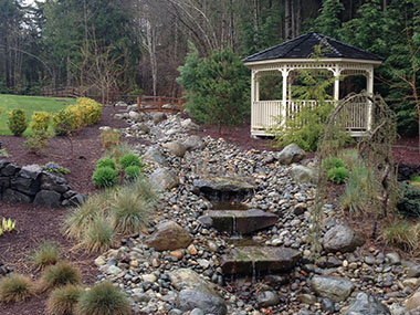 Black Diamond water feature to beautify your yard in WA near 98010