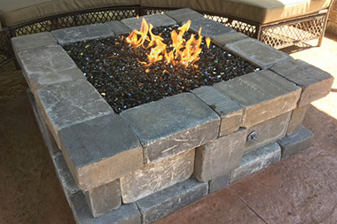 Klahanie concrete fire pit installers in WA